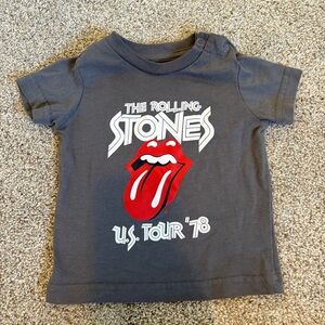 Rolling Stones Band T-Shirt Baby Grey 3-6 months Tee